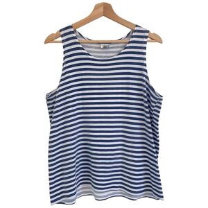 Striped Sailor Tank, navy white